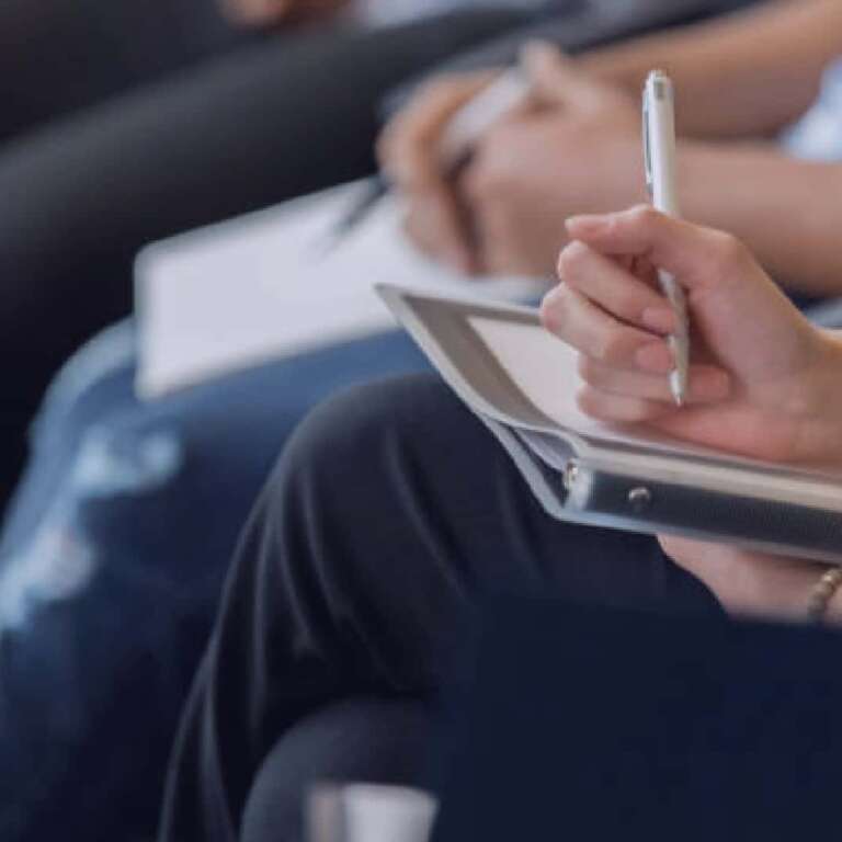 procurement training holding folder