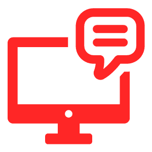 training icon virtual screen