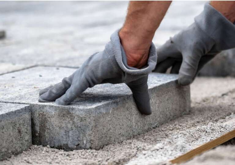 dimension 1 laying foundation stone paving aug26a