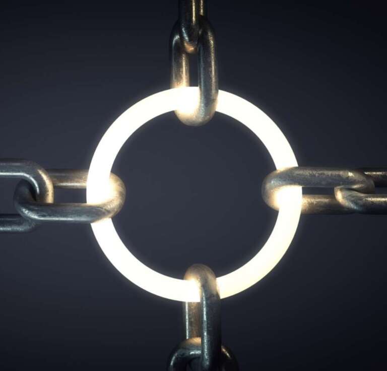 glowing chain link sep26
